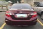 2013 Honda Civic 1.8 s MT Red Sedan For Sale -3