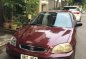 Honda Civic LXi 1996 MT Red Sedan For Sale -0