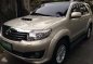 2012 Toyota Fortuner 3.0V 4x4 AT Diesel Top of the Line FOR SALE-0