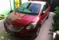 Toyota Vios E AT 2010 Red Sedan For Sale -0