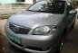 Toyota Vios E 1.3 2005 MT Silver Sedan For Sale -0