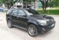 2013 Toyota Fortuner 4x2 2.5 AT Black For Sale -0