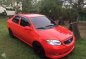 Toyota Vios 2004 E 1.3 MT Red Sedan For Sale -5