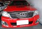 2014 Toyota Hilux G AT Red Pickup For Sale -0