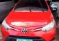2013 Toyota Vios E MT Red Sedan For Sale -0