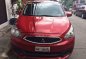 Mitsubishi Mirage Hatchback 2017 Red For Sale -0