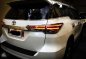 Toyota Fortuner V Automatic 2017 White For Sale -1