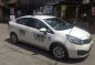 Kia Rio 2012 Taxi Manual White Sedan For Sale -0