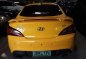 2013 Hyundai Genesis Coupe 2.0L Yellow For Sale -3