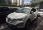 2013 Hyundai Santa Fe Manual White For Sale -0