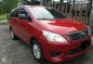 2012 Toyota Innova J Diesel MT Red For Sale -0