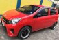 Toyota Wigo E 2016 MT Red HB Fro Sale -1