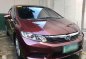 Honda Civic 2014 Automatic 1.8V Red Sedan For Sale -0