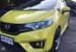 2015 Honda Jazz VX 1.5 AT Yellow HB For Sale -4