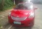 Toyota Vios 1.3E 2011 Automatic Red Sedan For Sale -1