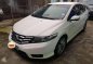 Honda City 2013 Top of the Line White For Sale -2