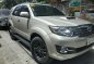 Toyota Fortuner V 2015 AT Silver SUV For Sale -1