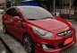 2012 Hyundai Accent Manual Red Sedan For Sale -3