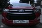 2017 Toyota Innova E 2.8L Diesel Red For Sale -1