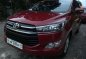 2017 Toyota Innova E 2.8L Diesel Red For Sale -8