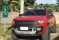 2014 Ford Wildtrak AT 3.2Li 4X4 Red For Sale -1