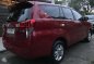 2017 Toyota Innova E 2.8L Diesel Red For Sale -4