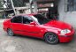 Fresh Honda Civic 1996 MT Red Sedan For Sale -1