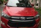 2017 Toyota Innova 2.8E matic red for sale-0