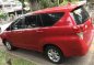 2017 Toyota Innova 2.8E matic red for sale-2