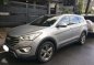 2015 Hyundai Grand Santa Fe AT Diesel CRDI Silver Top of the Line Casa-0