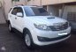 2012 Toyota Fortuner V 3.0 4x4 AT White For Sale -2