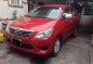 TOYOTA INNOVA E 2013 MT Red SUV For Sale -0
