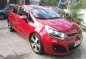 Fresh 2012 Kia Rio Ex Hatchback Red For Sale -1