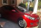 Hyundai Elantra 2013 AT Red Sedan For Sale -1