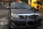 2012 Toyota Fortuner 2.8G 4x2 AT Gray SUV For Sale -0