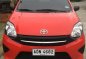 Toyota Wigo E 2016 Manual Red Hb For Sale -0