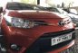 GRAB Ready 2016 Toyota Vios 1.3E Orange Automatic for sale-0