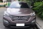 Hyundai Santa Fe 2014 Gasoline Automatic Brown for sale-4