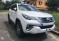 2017 Toyota Fortuner 2.4V 4x2 Automatic White Diesel for sale-0