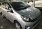 2015 Toyota Wigo 1000G Automatic Silver Limited Stock for sale-0