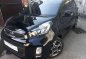 Kia Picanto EX AT 2015 Black HB For Sale -3