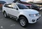 2015 Mitsubishi Montero GLX Matic White For Sale -1