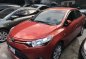 2017 Toyota Vios E Manual Orange 500km Mileage for sale-0