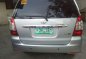 Toyota Innova Manual G 2013 Silver For Sale -2