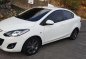 2013 Mazda 2 1.5 AT White Sedan For Sale -2