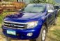 2013 Ford Ranger XLT MT Blue Pickup For Sale -4