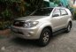 2007 Toyota Fortuner G Matic Diesel Silver For Sale -1
