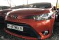 Grab Active 2016 Toyota Vios 1.3E Automatic Dual VVTi Orange Neg. for sale-0