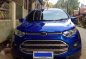 Fresh FORD Ecosport Trend 2015 Blue For Sale -2