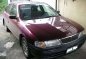 Nissan Sentra B14 Automatic Red Sedan For Sale -0